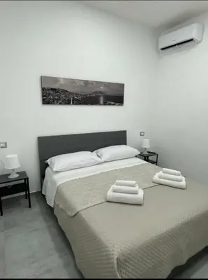 Letto o letti in una camera di B&B Cuore delle Zite