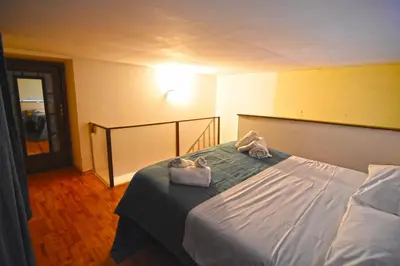 Letto o letti in una camera di Albatros Apt
