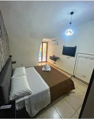 Letto o letti in una camera di Casa guerra