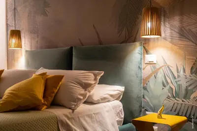Letto o letti in una camera di Two Rooms Chiaia 37