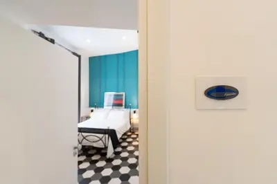 Letto o letti in una camera di Al 4 Piano