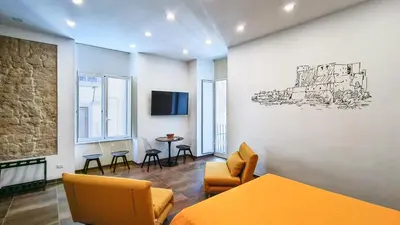 TV o dispositivi per l'intrattenimento presso Casa Calù Castel dell'Ovo