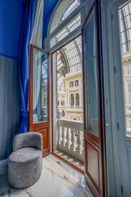 Area soggiorno di Maison San Carlo Luxury Suites