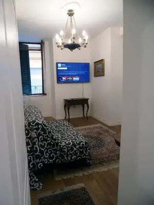 Letto o letti in una camera di Charme Napoletano Quartieri Spagnoli