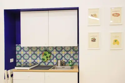 Cucina o angolo cottura di Ricomincio da 3 - La tua casa nel cuore di Napoli