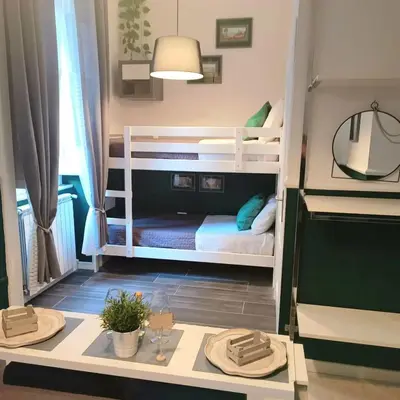 Letto o letti in una camera di Giordano's home