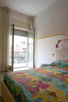 Letto o letti in una camera di Vomero Cilea House with balcony