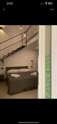 Letto o letti in una camera di B&B Vittoria