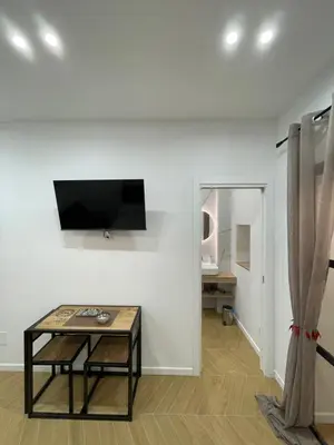 TV o dispositivi per l'intrattenimento presso Gennarino Apartments - Panorama Suite with balcony and Urban Loft