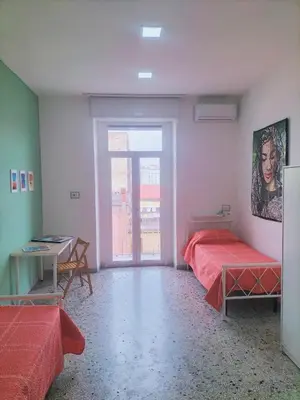 Letto o letti in una camera di Art house - Central station