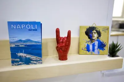 Planimetria di Casa Pelusa: Apartment near Maradona Murales