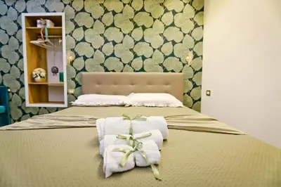 Letto o letti in una camera di Casa Diaz