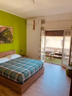 Letto o letti in una camera di Casa Ste - San Martino, Vomero, Napoli