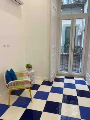 Area soggiorno di Maison Olivia, nuovo appartamento in zona Chiaia