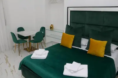 Letto o letti in una camera di Valeryroom