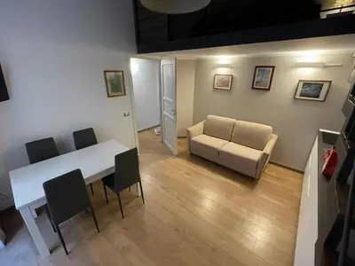 Area soggiorno di Suite Della Porta