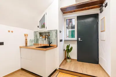 Cucina o angolo cottura di Varriale house eco green parking free only small car