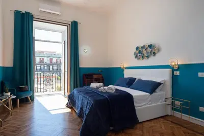 Letto o letti in una camera di Marea Suite Vista Capri