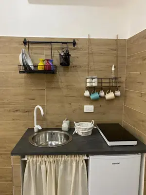 Cucina o angolo cottura di La Mea Partenope