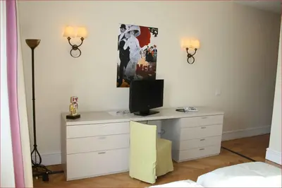 Letto o letti in una camera di Residence gli Angioini srl