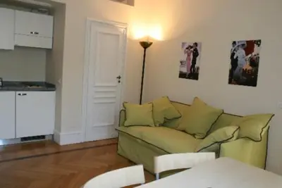 Area soggiorno di Residence gli Angioini srl