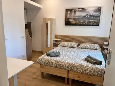 Letto o letti in una camera di Il Rifugio di Vesevo