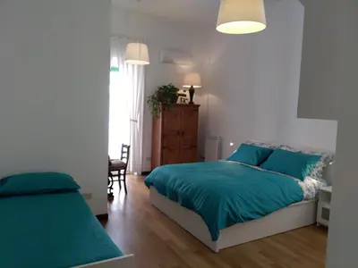 Letto o letti in una camera di Villino Italia