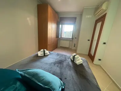 Letto o letti in una camera di Marina sea view apartment