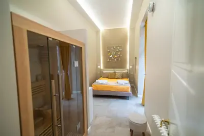 Letto o letti in una camera di B&Bio Architiello