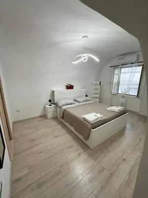 Letto o letti in una camera di Rose's house
