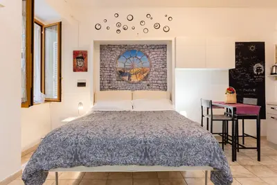 Letto o letti in una camera di Panariello a Portamedina