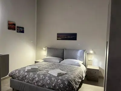Letto o letti in una camera di Neapolis Francy marechiaro