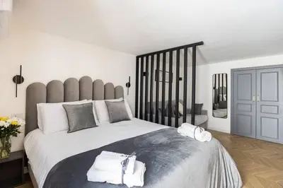 Letto o letti in una camera di La Casa del Sarto
