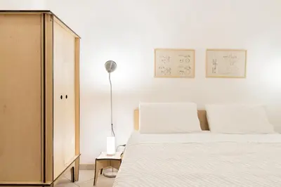 Letto o letti in una camera di Salita Trinità