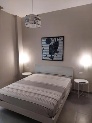 Letto o letti in una camera di Cart's home