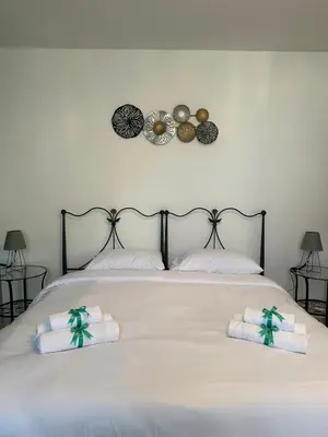 Letto o letti in una camera di Casa Mia nel cuore di Napoli