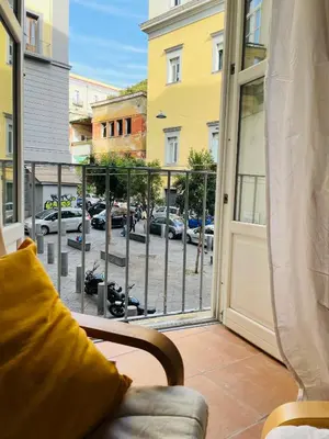 Area soggiorno di Casa vacanza Fermata Napoli Centro