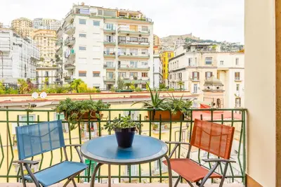 Balcone o terrazza di Colonna Classic Style Apartment by Wonderful Italy