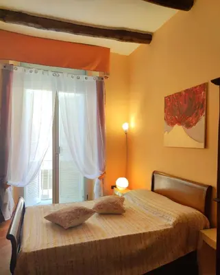 Letto o letti in una camera di Casa d'artista