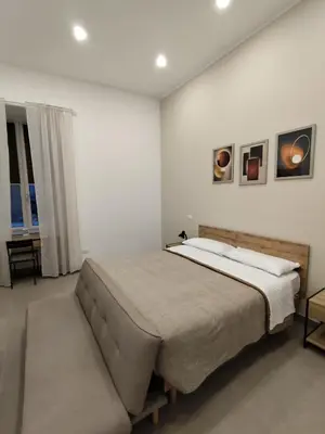 Letto o letti in una camera di Gradini a Toledo