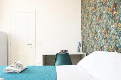 Letto o letti in una camera di Panoramic centre in Naples
