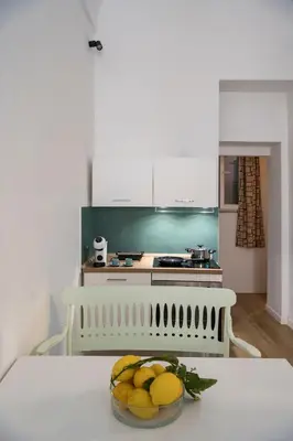 Cucina o angolo cottura di La casa di Nelly Boutique Apartment Napoli