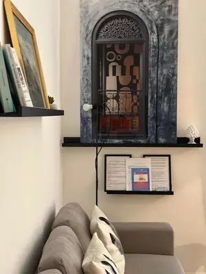 Area soggiorno di La casa di Nelly Boutique Apartment Napoli
