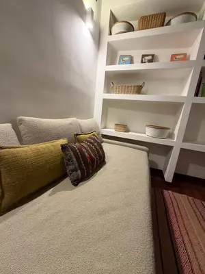 Letto o letti in una camera di La Casa dei Librai