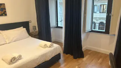 Letto o letti in una camera di casa serao