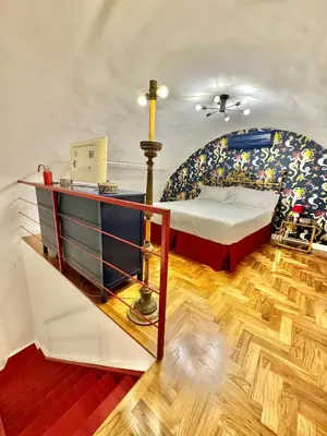 Letto o letti in una camera di ALMA de TemplarsF - stunning design home with sea view and Terrace