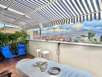 Balcone o terrazza di ALMA de TemplarsF - stunning design home with sea view and Terrace