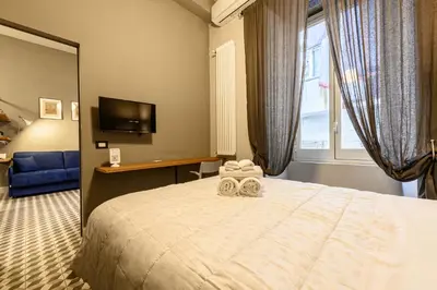 Letto o letti in una camera di San Raimo Flat