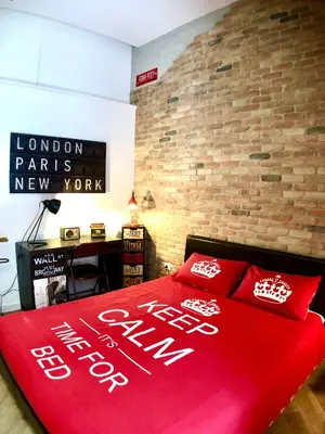 Letto o letti in una camera di M99 Design Rooms
