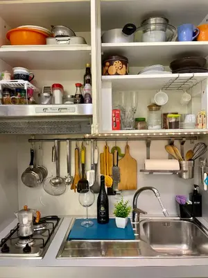 Cucina o angolo cottura di Re Ferdinando Suite Mergellina